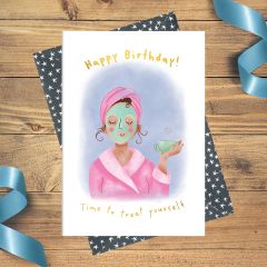 Birthday, treat yourself - 4x6
