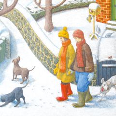 Winter walk - 6x6