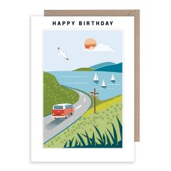 Happy birthday, vw bus - 5x7