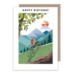 Happy birthday, mountain bike - 5x7