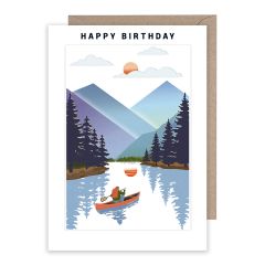 Happy birthday, canoe - 5x7