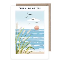 Thinking of you, waters edge - 5x7