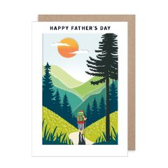 Happy Fathers day, hiking - 5x7