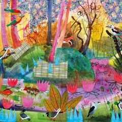 The enchanted lily pond - 6x6