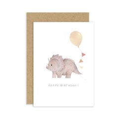 Happy birthday, triceratops - 4x6