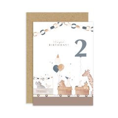 02, HB, train and animals - 4x6