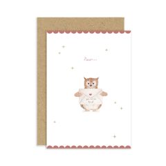 You are so loved, owl - 4x6
