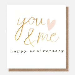 Happy Anniv, our, you and me - 5x5