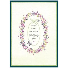 Wedding day love, flowers - 4.5x6.5