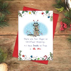 Stages of Christmas shopping - 4x6