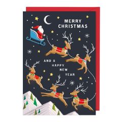 Merry Christmas, reindeers - 5x7