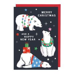 Merry Christmas, polar bear - 5x7