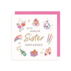 Sister, amazing birthday - 6x6