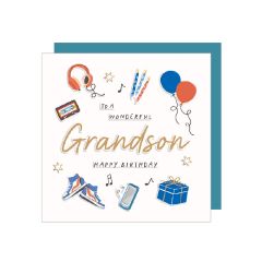 Grandson, wonderful birthday - 6x6