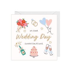 Wedding day, congratulations - 6x6