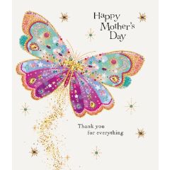 Happy mothers day, butterfly - 6x7