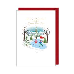 Merry Christmas and HNY skate - 5x7