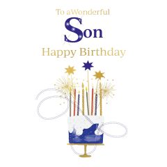 Son, Happy Birthday - 5x7