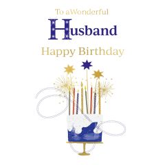 Husband, Happy Birthday - 5x7