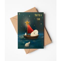 Youre a star, pola bear - 4x6