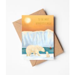 Wonderful mum, polar bear - 4x6
