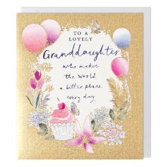 Granddaughter, birthday - 6x7
