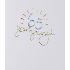 65 Years Young - 5.5x6.25
