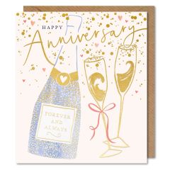 Anniversary, champagne - 6x7