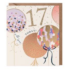 17, birthday balloons - 6x7