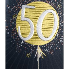 50, Birthday Balloons - 6x7