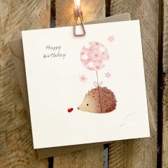 Happy B Day, Hedgehog - 6x6