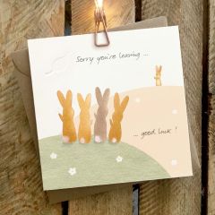 Leaving, bunnies - 6x6