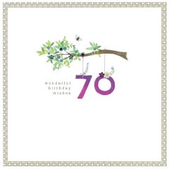 70, B Day Wishes - 5.5x5.5