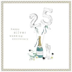 25 - Silver anniversary - 5.5x5.5