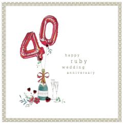 40 - Ruby anniversary - 5.5x5.5