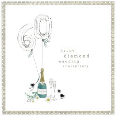 60 - Diamond anniversary - 5.5x5.5