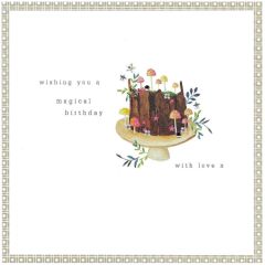 Magical birthday, mushroom cake - 5.5x5.5