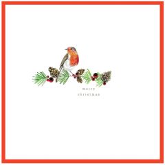 Merry Christmas robin - 6.5x6.5