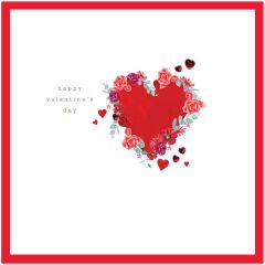 Happy valentines day, heart - 5.5x5.5