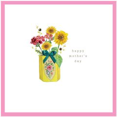 Happy mothers day, vase - 5.5x5.5