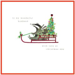 Husband, wonderful Christmas - 5.5x5.5
