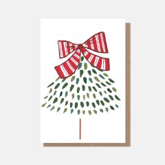Pk of 10, MC, tree and bow - 3.25x4.75