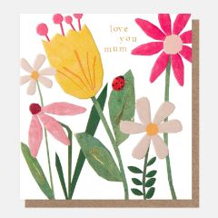 Mum, love you, flowers - 5x5