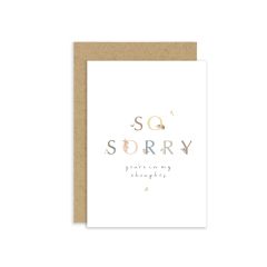 Sorry, in my thoughts  - 4x6