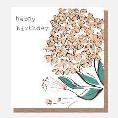 Happy Birthday, hydrangea- 5x5