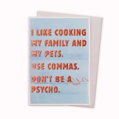 I like cooking - 5x7