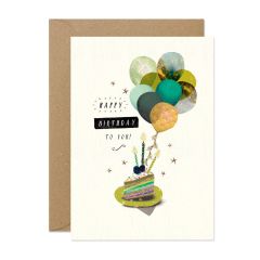 Happy Birthday, cake - 5x7