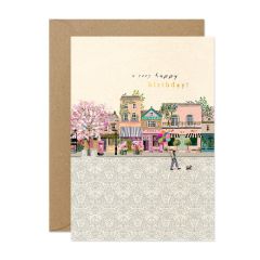 Birthday street scene - 5x7