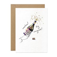 Woohoo, Big Congrats - 5x7