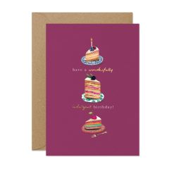 Birthday, Indulgent cake - 5x7